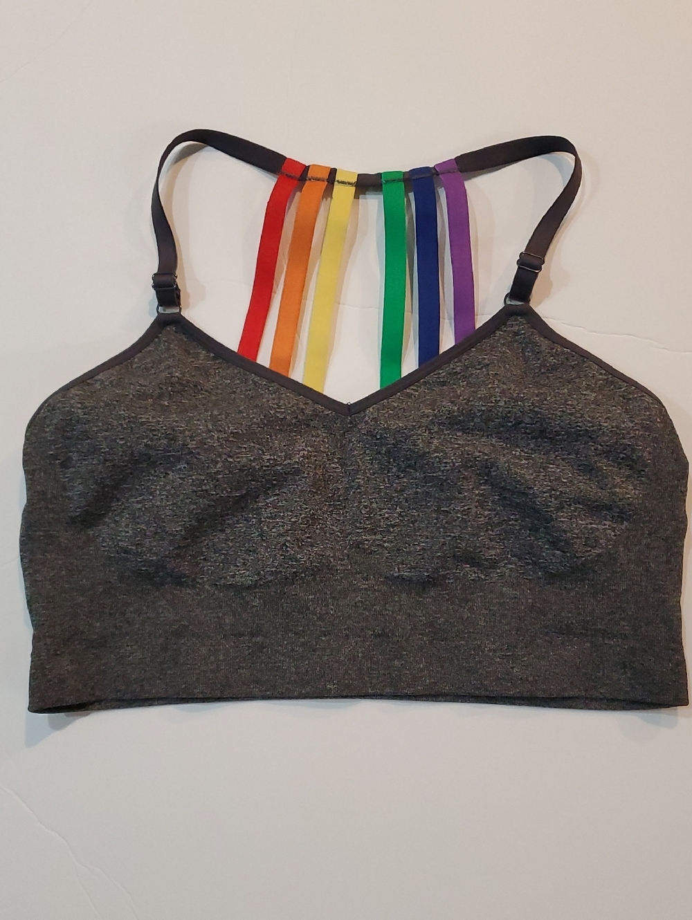 Cacique Rainbow Strap Bralette Size 14/16 Bra